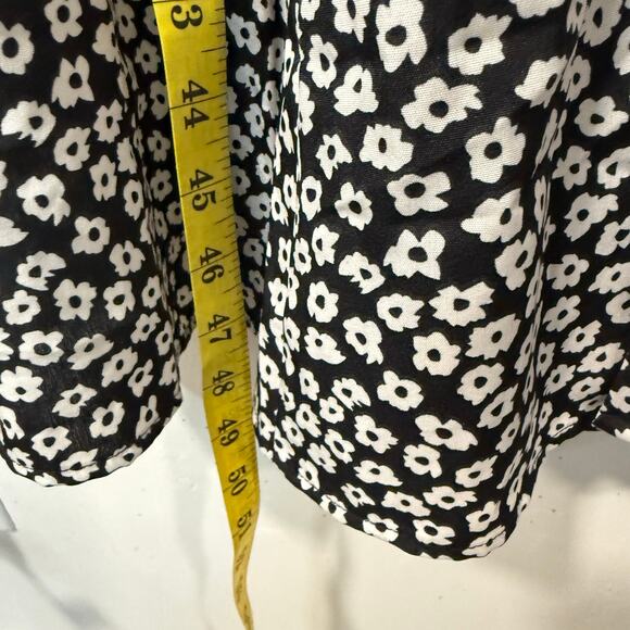 Carly Jean Los Angeles Women's Elise Dress Midi Button Down Tie Waist Floral L - Picture 10 of 10